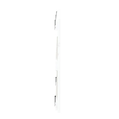 Wand-Kopfteil Weiß 185x3x60 cm Massivholz Kiefer