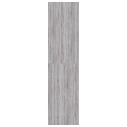 Kleiderschrank Grau Sonoma 100x50x200 cm Holzwerkstoff