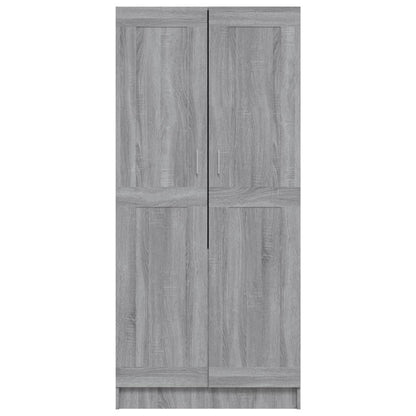 Kleiderschrank Grau Sonoma 82,5x51,5x180 cm Holzwerkstoff