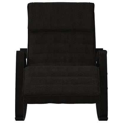 Rocking chair black fabric