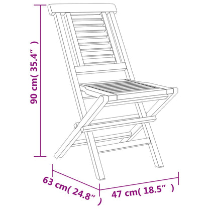 7-tlg. Garten-Essgruppe Massivholz Teak