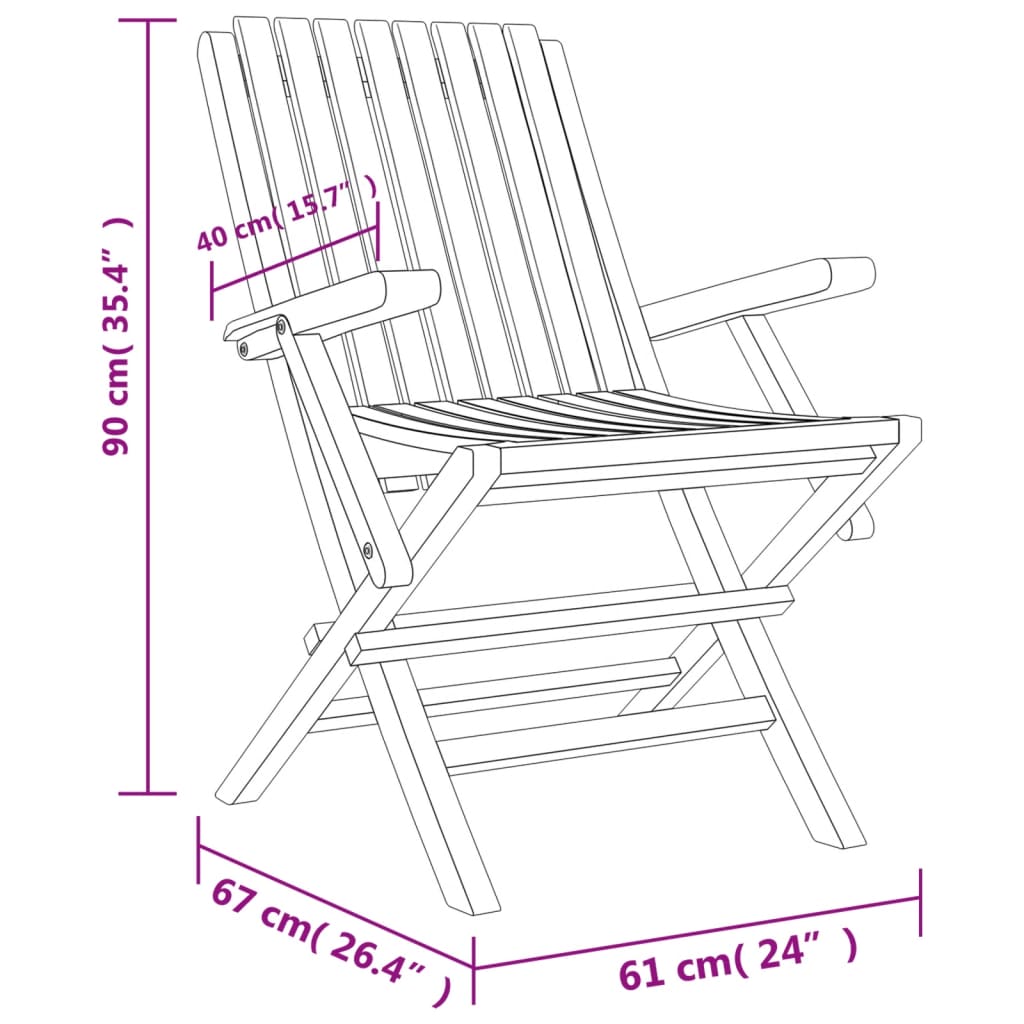 7-tlg. Garten-Essgruppe Massivholz Teak