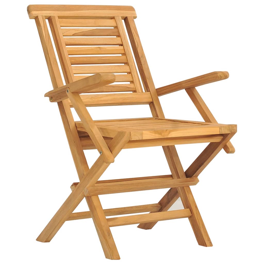 Gartenstühle 4 Stk. Klappbar 56x63x90 cm Massivholz Teak