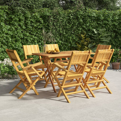 Gartenstühle 6 Stk. Klappbar 55x61x90 cm Massivholz Teak