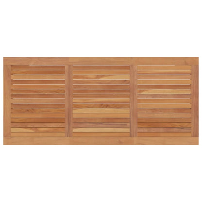 Garten-Esstisch 200x90x75 cm Massivholz Teak