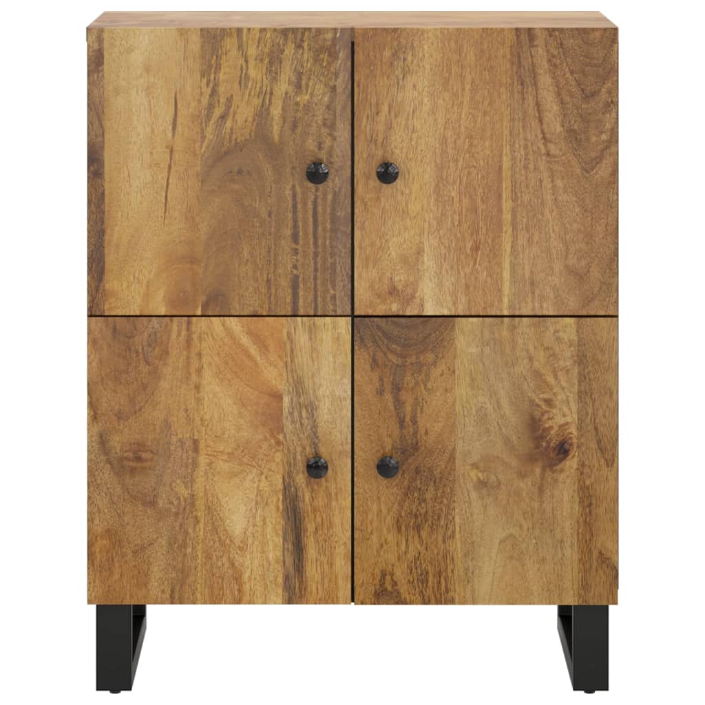 Sideboard mit 4 Türen 60x33x75 cm Massivholz Mango