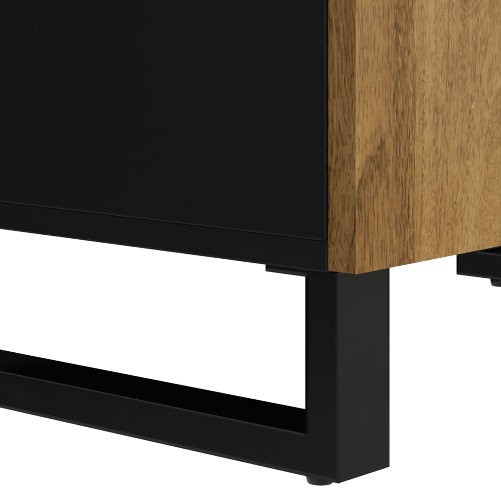 Sideboard mit 4 Türen 60x33x75 cm Massivholz Mango