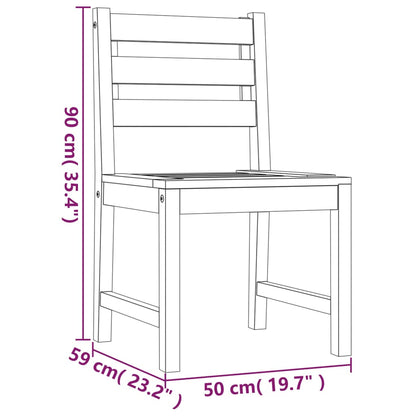 Gartenstühle 8 Stk. Massivholz Teak