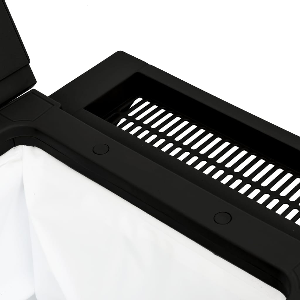 3-u-1 kolica za posluživanje crni polipropilen