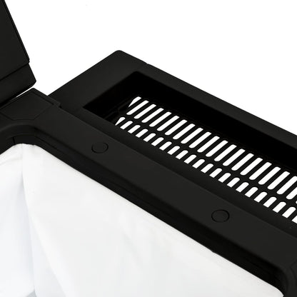 3-u-1 kolica za posluživanje crni polipropilen