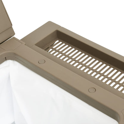 3-u-1 kolica za posluživanje svjetlo smeđi polipropilen