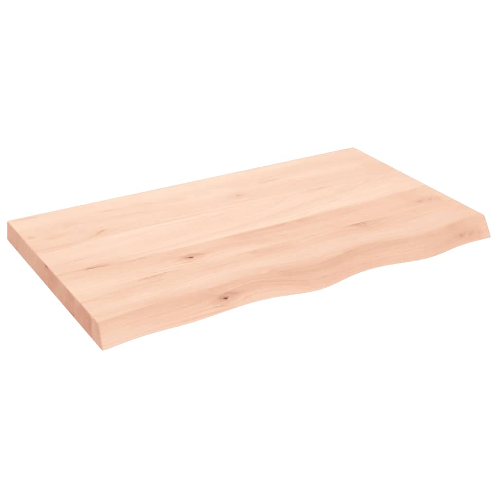 Wall shelf 100x60x(2-6) cm solid oak untreated