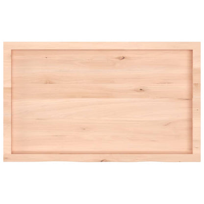 Wall shelf 100x60x(2-6) cm solid oak untreated