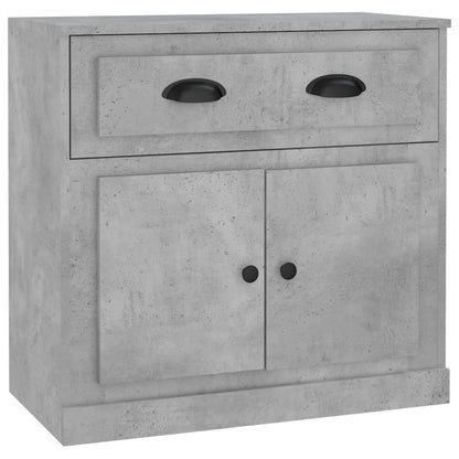 Sideboards 2 Stk. Betongrau Holzwerkstoff