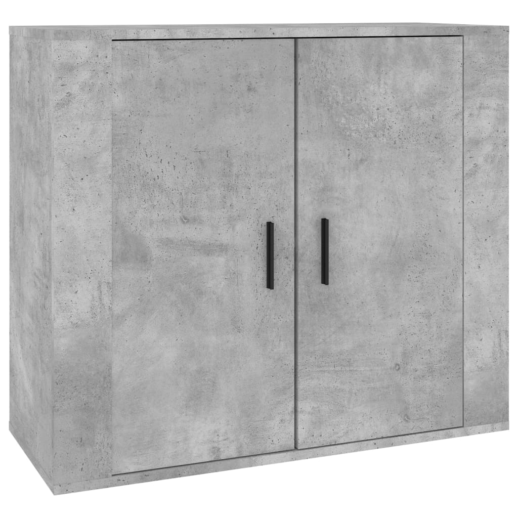 Sideboards 3 Stk. Betongrau Holzwerkstoff