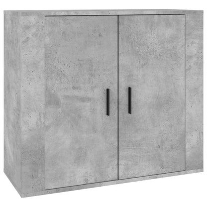 Sideboards 3 Stk. Betongrau Holzwerkstoff