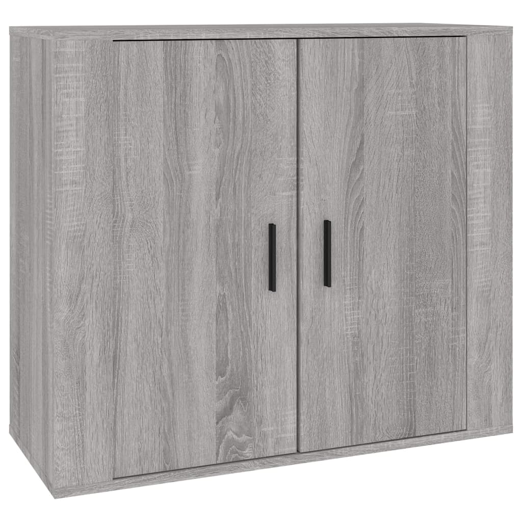 Sideboards 3 Stk. Grau Sonoma Holzwerkstoff