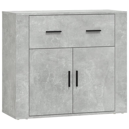 Sideboards 3 Stk. Betongrau Holzwerkstoff