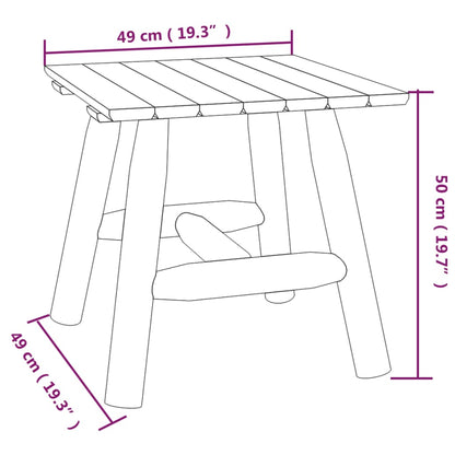 3-tlg. Garten-Lounge-Set Massivholz Fichte