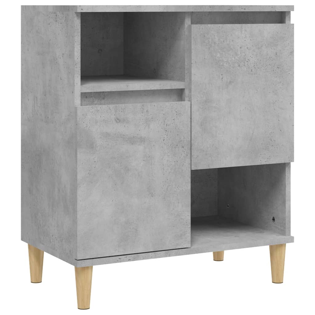 Sideboards 2 Stk. Betongrau 60x35x70 cm Holzwerkstoff