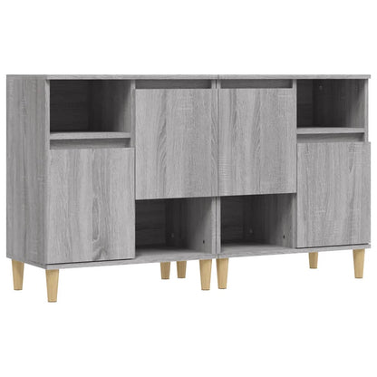 Sideboards 2 Stk. Grau Sonoma 60x35x70 cm Holzwerkstoff