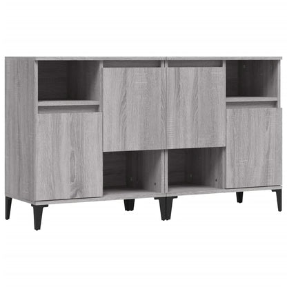 Sideboards 2 Stk. Grau Sonoma 60x35x70 cm Holzwerkstoff