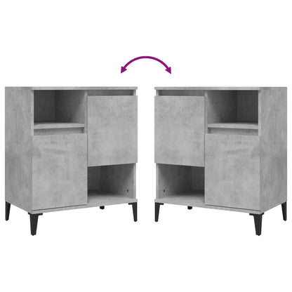 Sideboards 3 Stk. Betongrau 60x35x70 cm Holzwerkstoff