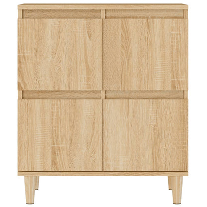 Sideboards 2 Stk. Sonoma-Eiche 60x35x70 cm Holzwerkstoff