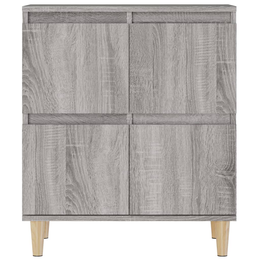 Sideboards 2 Stk. Grau Sonoma 60x35x70 cm Holzwerkstoff