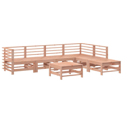 7-tlg. Garten-Lounge-Set mit Kissen Massivholz Douglasie