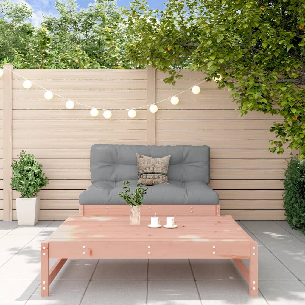 2-tlg. Garten-Lounge-Set mit Kissen Massivholz Douglasie