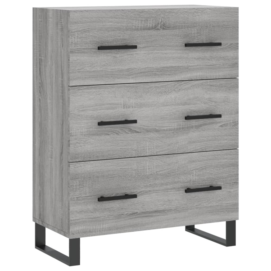 Sideboard Grau Sonoma 69,5x34x90 cm Holzwerkstoff