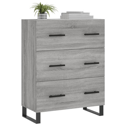 Sideboard Grau Sonoma 69,5x34x90 cm Holzwerkstoff