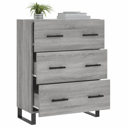 Sideboard Grau Sonoma 69,5x34x90 cm Holzwerkstoff