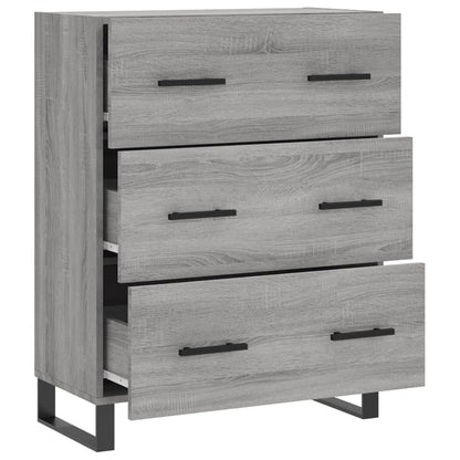 Sideboard Grau Sonoma 69,5x34x90 cm Holzwerkstoff