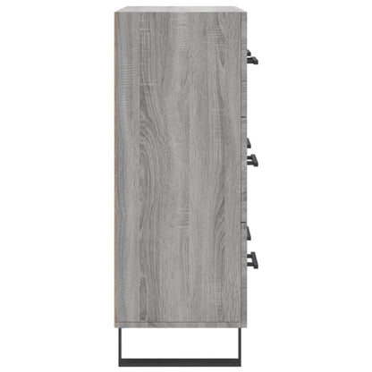 Sideboard Grau Sonoma 69,5x34x90 cm Holzwerkstoff