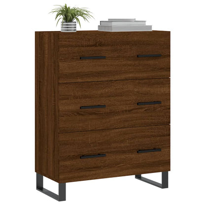 Sideboard Braun Eichen-Optik 69,5x34x90 cm Holzwerkstoff