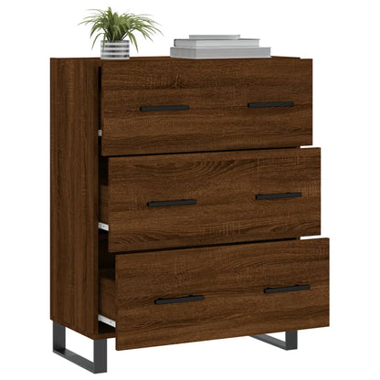 Sideboard Braun Eichen-Optik 69,5x34x90 cm Holzwerkstoff