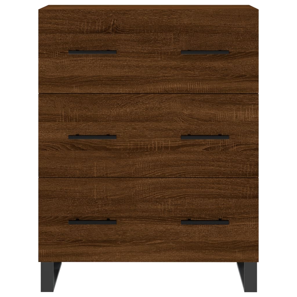 Sideboard Braun Eichen-Optik 69,5x34x90 cm Holzwerkstoff