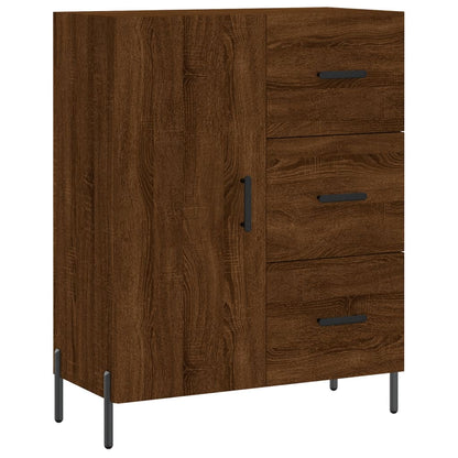 Sideboard Braun Eichen-Optik 69,5x34x90 cm Holzwerkstoff