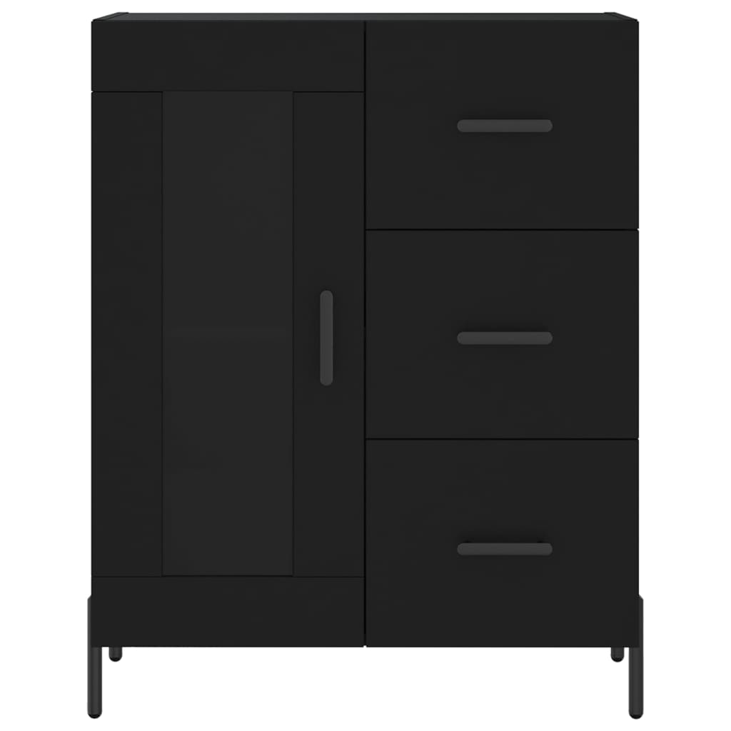 Sideboard Schwarz 69,5x34x90 cm Holzwerkstoff