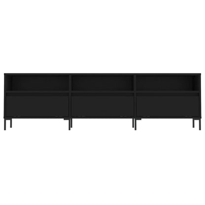 TV-Schrank Schwarz 150x30x44,5 cm Holzwerkstoff