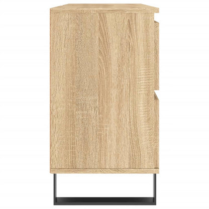 Badschrank Sonoma-Eiche 80x33x60 cm Holzwerkstoff