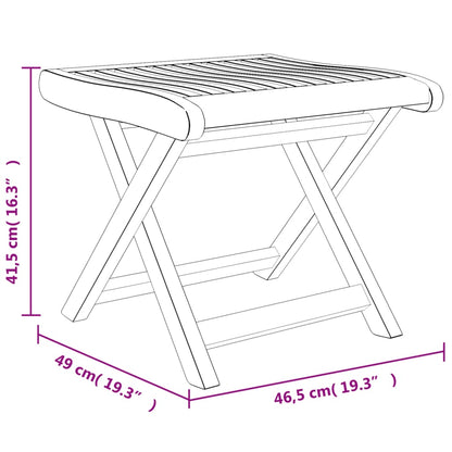 3-tlg. Garten-Lounge-Set Massivholz Teak