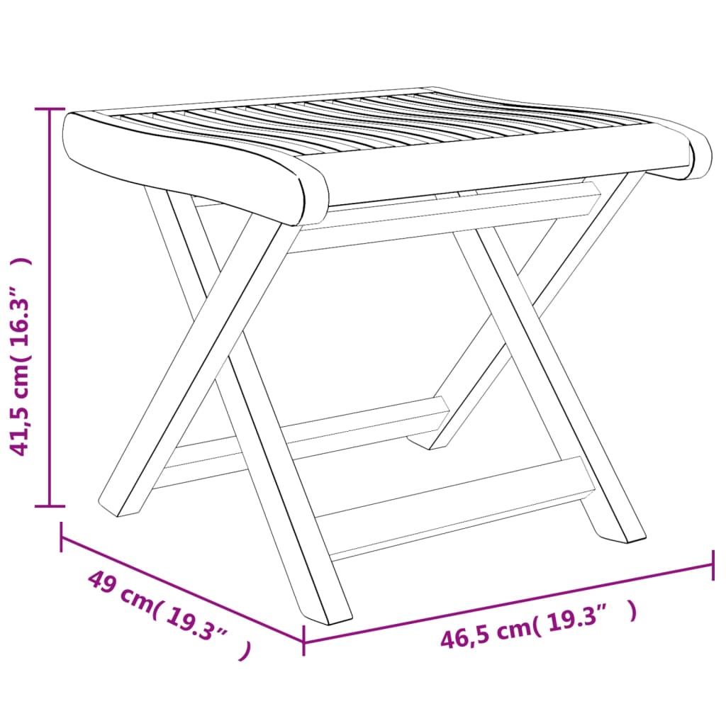 5-tlg. Garten-Lounge-Set Massivholz Teak