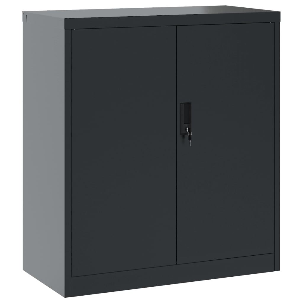 Filing cabinet anthracite 79x40x90 cm steel