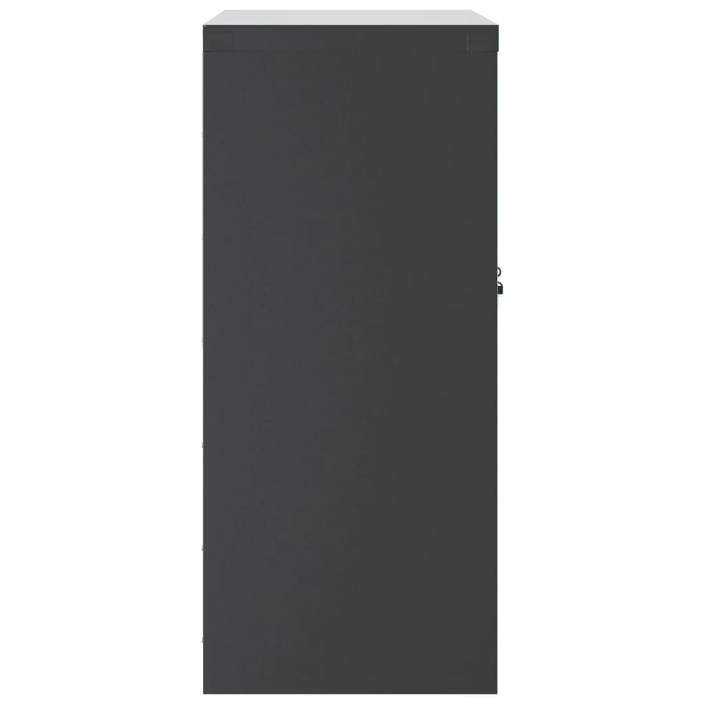 Filing cabinet anthracite 79x40x90 cm steel