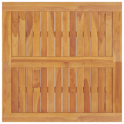 Batavia-Tisch 85x85x75 cm Massivholz Teak