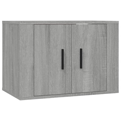 5-tlg. TV-Schrank-Set Grau Sonoma Holzwerkstoff