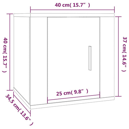 5-tlg. TV-Schrank-Set Schwarz Holzwerkstoff